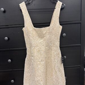 Never Worn, Tags on, Lulu's Ivory Dress, Size Large